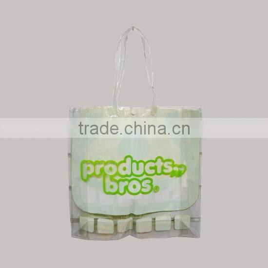 2016 Fashion Products Bros Brown Baby Lion Head with Teeth Waterproof Printed Transparent Beach Shoulder Bag