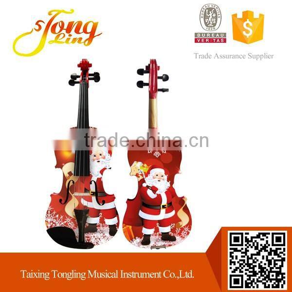 Christmas Theme Art Violin Style Popular Student Gift Violin