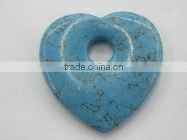 Wholesale Synthetic Opal heart shape pendant
