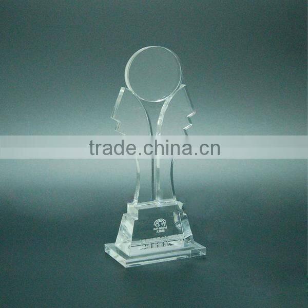 2014 new style acrylic trophy display design