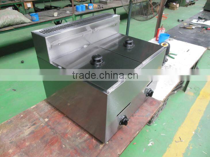 Stainless Steel Cooking Kitchen Hotel Restaurant Equipment Gas Fish Fryer BN-72 China Supplier