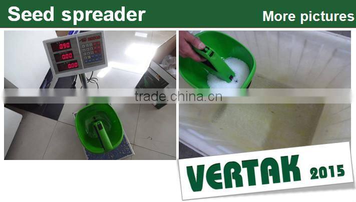 New arrival electric seed spreader,2.7L seed spreader with CE/GS/EMC certificates