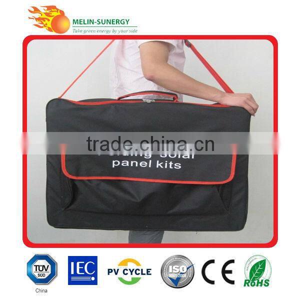 160W folding solar panel kit