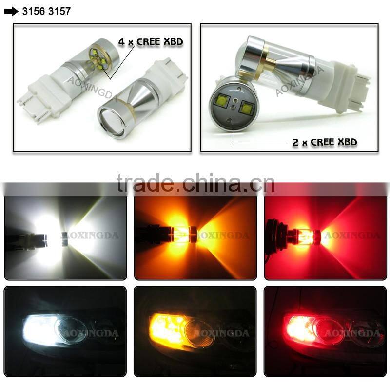 3157 760LM 12~24V hot-selling high power LED bulb CREE XBD 30W LED