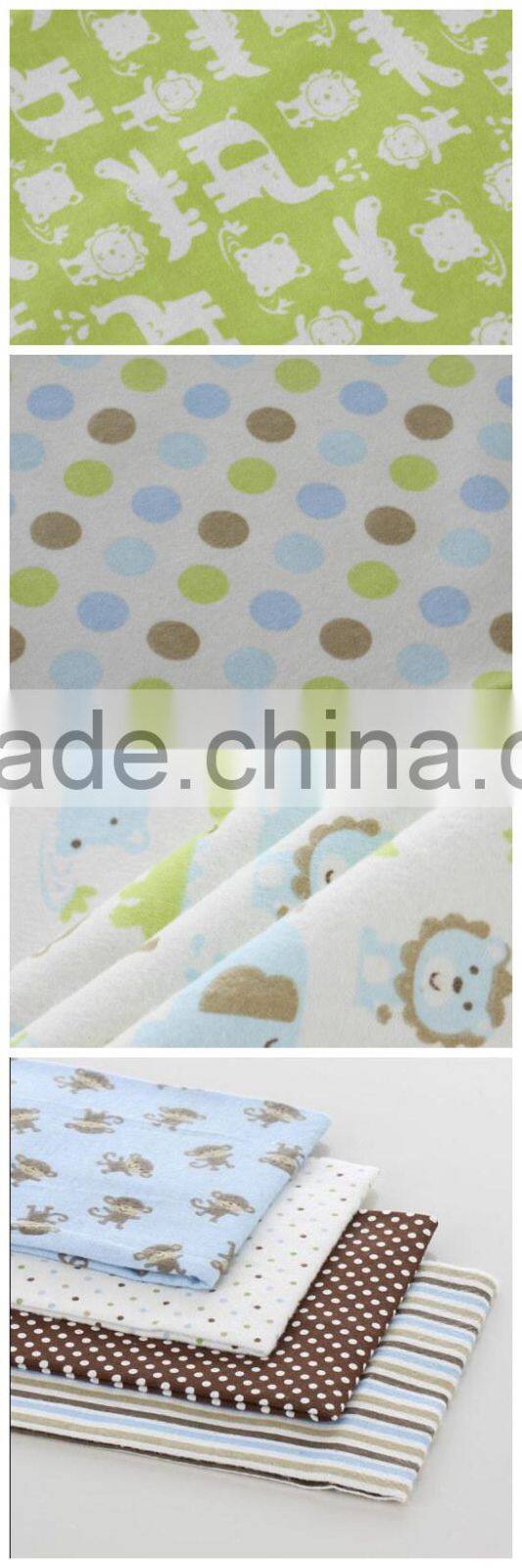 100%Cotton Multi- uses and Functional Flannel Baby Receiving Blanket