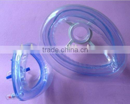 6 Sizes PVC Anesthesia Mask With Standard Cuff