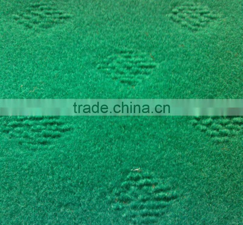 needle punch carpet with one color jacquard nonwoven