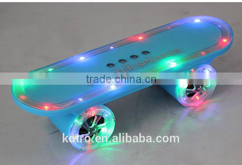 The Newest Hot Selling Scooter Bluetooth Speaker ,Led Speaker ,Scooter Led Light Speaker