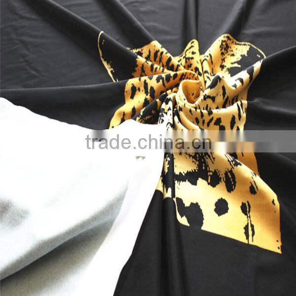 Tricot Microfiber High Stretch Printed Spandex Swimwear Fabric