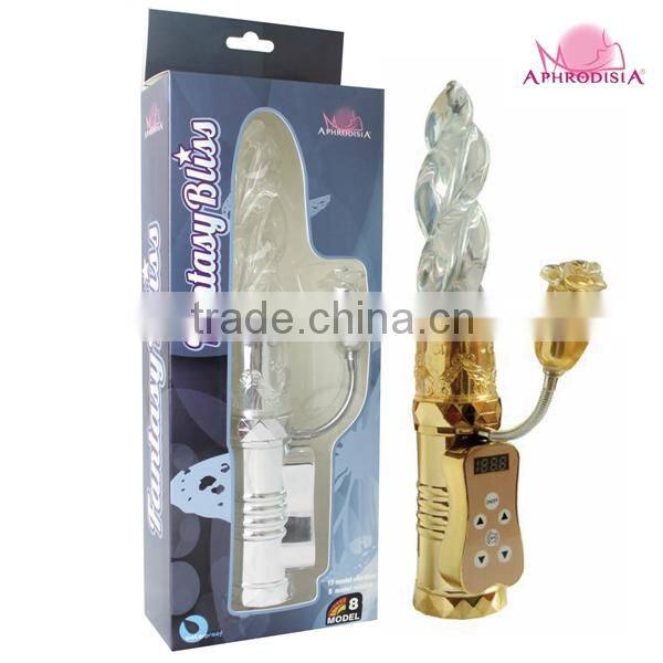 Penis sex toys for women vibrating dick man woman sex photo Desire Drill Rotating Beads