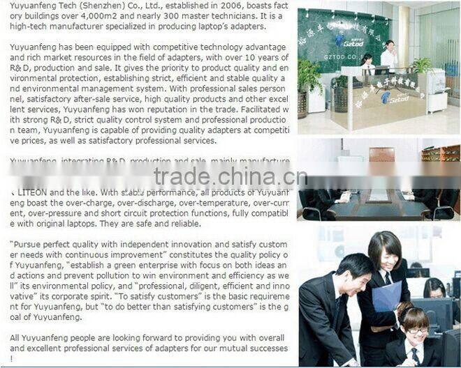 Car Power Charger Output 19V 3.42A 100% Compatible Laptop with DC Tip Size 5.5*2.5 Power Charging