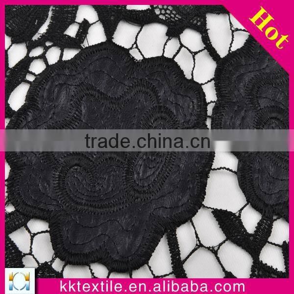New design PU knitted leather crocheted fabric for clothing