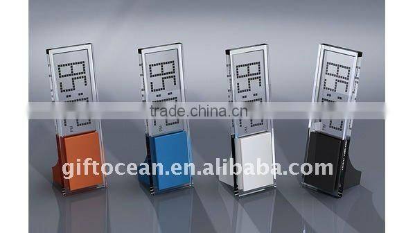 promotional mini lcd clock, giveaway mini digital clock