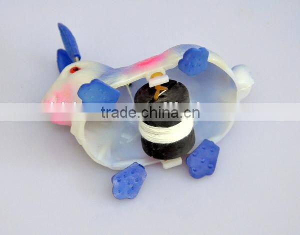 Hot Sale in Russia 4 inch Wholesale Educational Christmas Gift Kids Pull Thread Ship Toys, Rabbit Toy