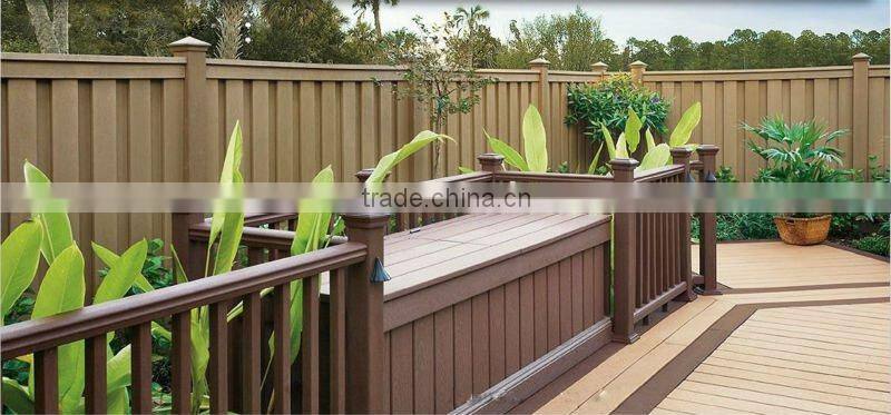 Outdoor Wood Plastic Composite Fence And Column