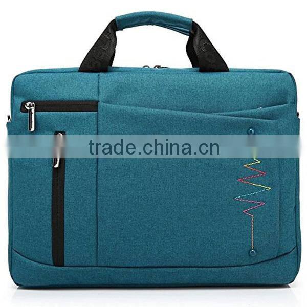 New Style Polyester 15.6 Inch Unique Wave Bubble Foam Padded Man Laptop Sleeve Bag Briefcase Carrying Single Shoulder Bag