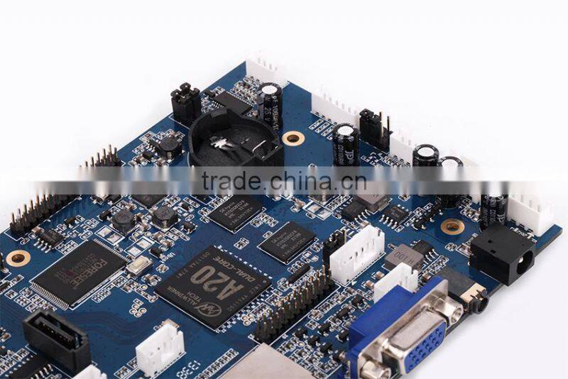 China supplier SMDT multimedia 3 G wifi GPS advertising AIO industrial motherboard for digital signage queuing machine