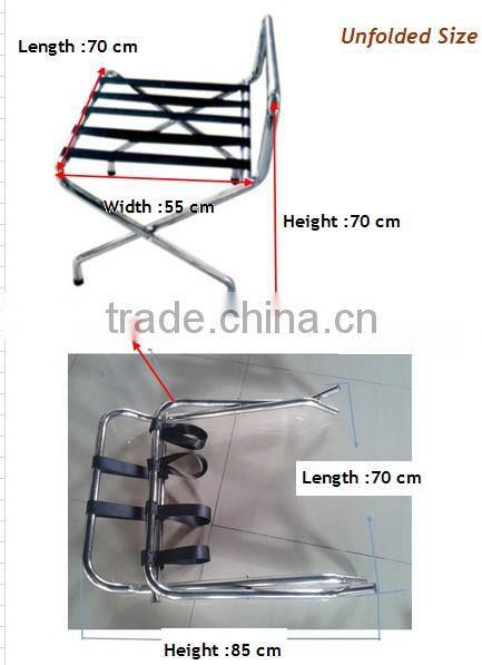 GZ MAX X-3 Square Tube Foldable Steel Luggage Racks