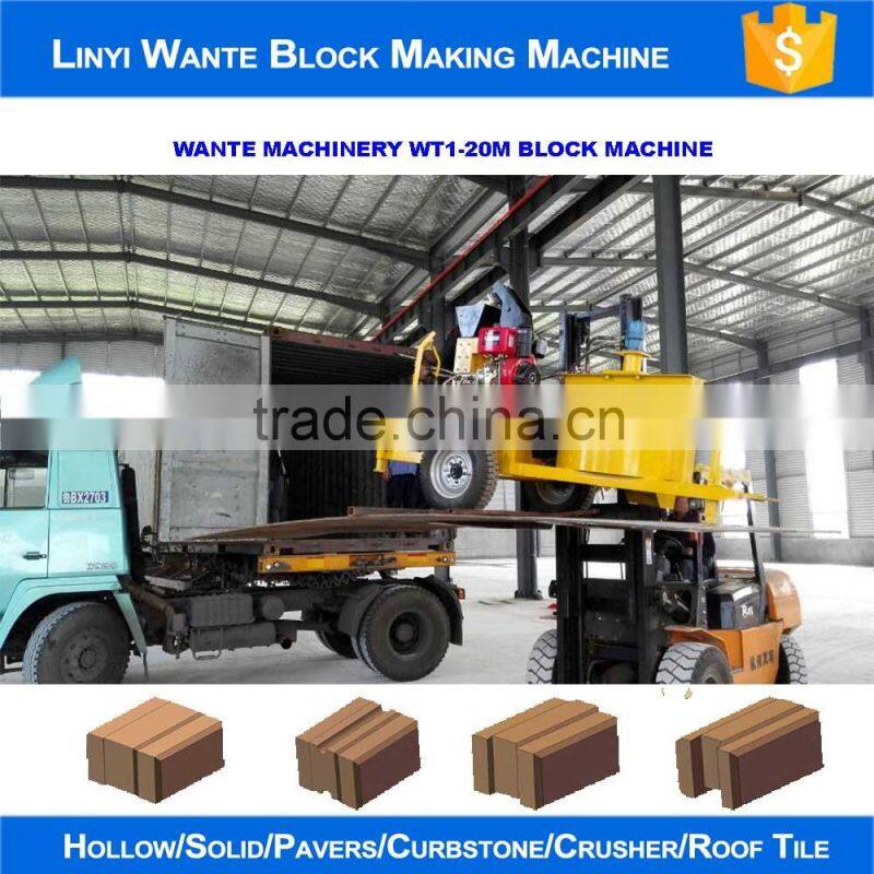 WANTE BRAND M7MI BLOCK MACHINE WITH A BIG DISCOUNT
