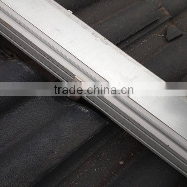 Pitched roof PV mounting structure system