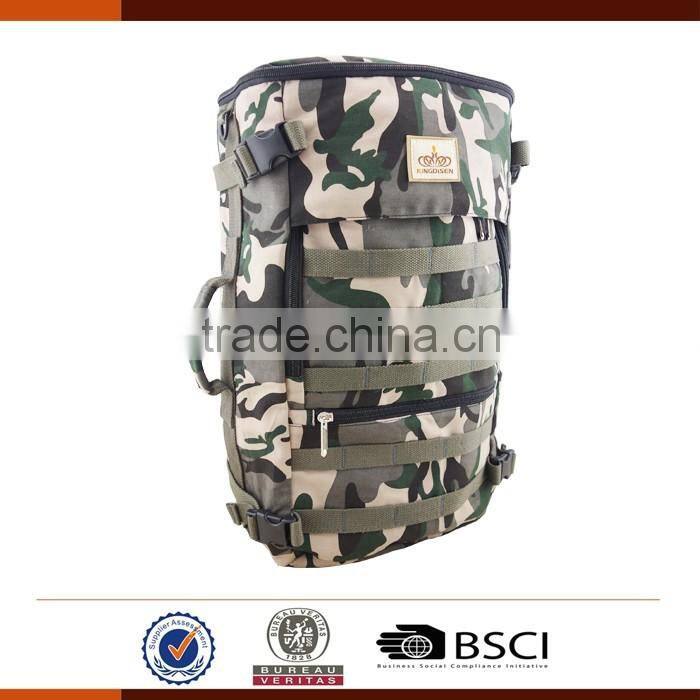 2016 hot sales outdoor camouflage backpack with laptop pocket