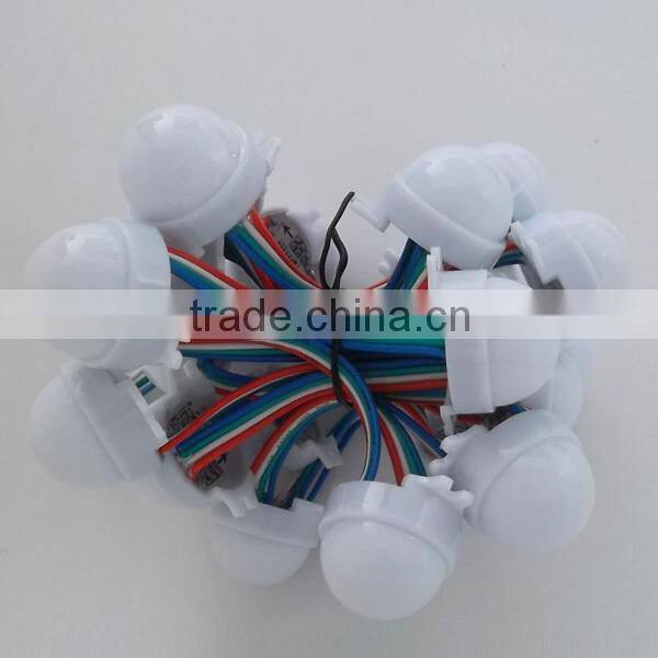 parallel connection led modules waterproof IP67 DC 12V Led pixel modules Diameter 30mm DMX512 led modules