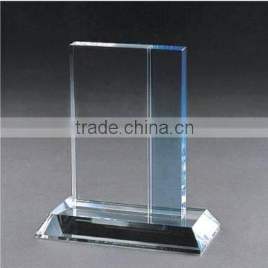 2015 new K9 clear glass trophy crystal blank