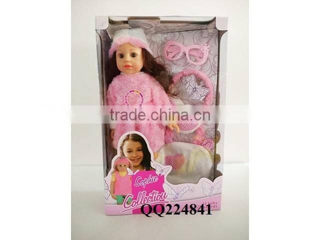 Beautiful baby doll 18 inch American girl doll toy doll for sale With IC