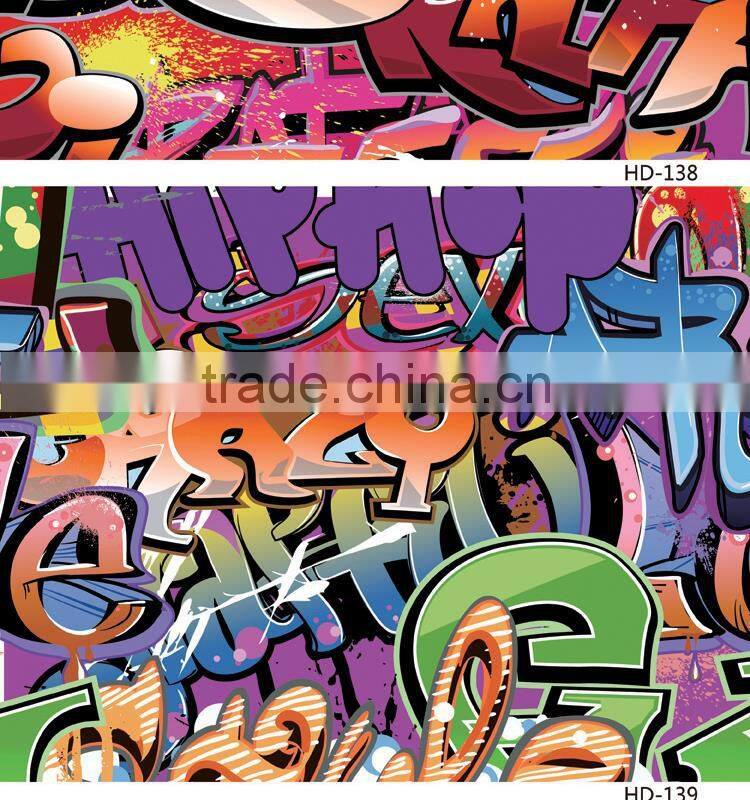 HD-138 High Definition Printing Bomb Vinyl Car Stickers 3D Car Film