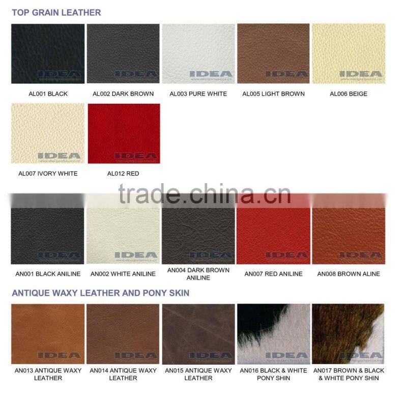 Replica EA117 Charles Office Chair - Black Color Genuine Leather