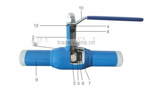 2015 heat exchang station pipeline use stainless steel 4 inch ball valve