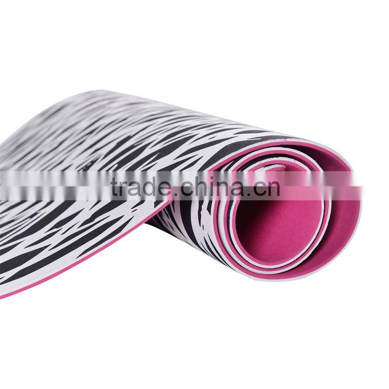 Custom Print Eco Yoga Mats China Mats TPE Yoga Mat