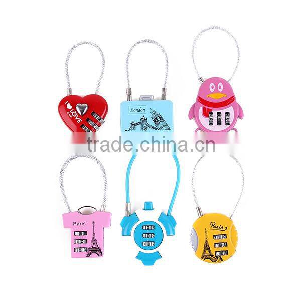 2015 New Fashion Security Lock high quality small cable lock