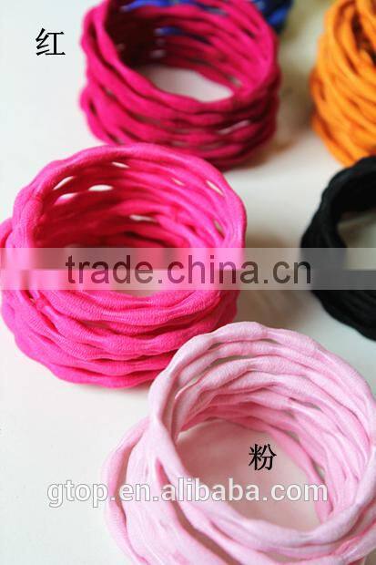 Wholesale rubber elastic hair circle cheap good quality R-0024