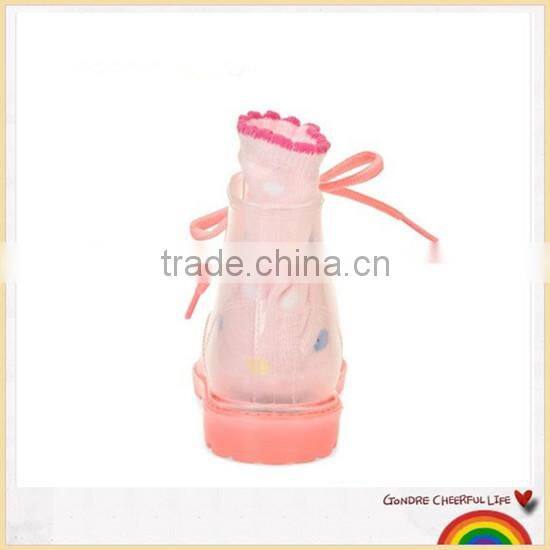 Kids jelly PVC rain boots