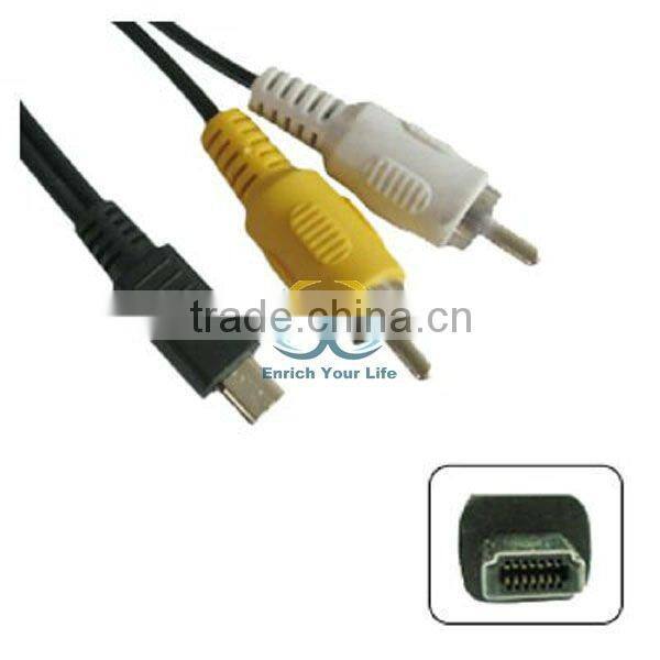 FQ-060 Fuji / Fujifilm AV Cable Cord Mini 14 Pin for nikon digital camera