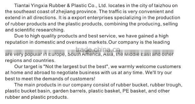 22L Original PE Plastic Universal Buckets with steel handle