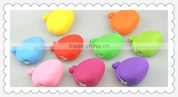 Top brand promotion silicone small custom design coin purse