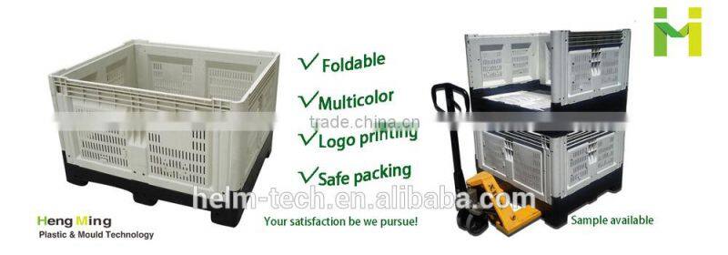 Warehouse Logistic Plastic Pallet Box Container