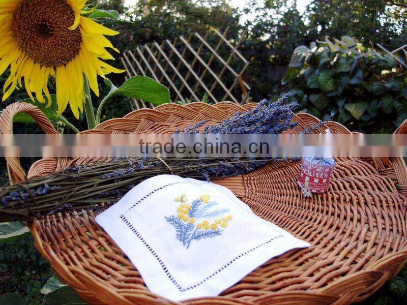 embroidery lavender bag