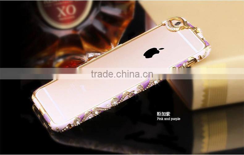 Cloisonne diamon frame for iphone 6/6plus