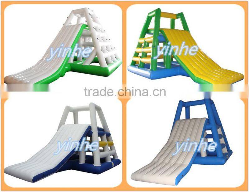 0.9mmPVC tarpaulin Inflatable climbing water slide game