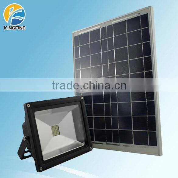 Top Quality manufacture new design 20w landscap solar panel led flood light garden solar flood light
