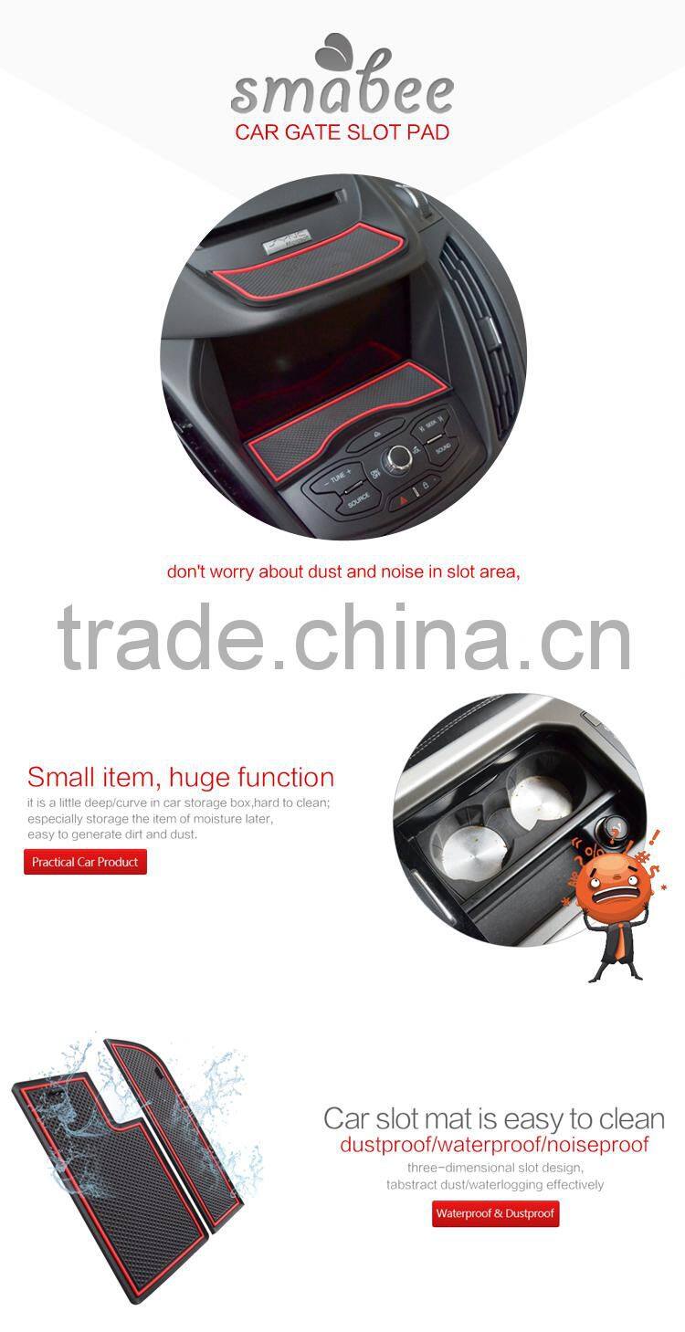 China OEM service car gate slot mat for Honda Crosstour 2014 8pcs/set