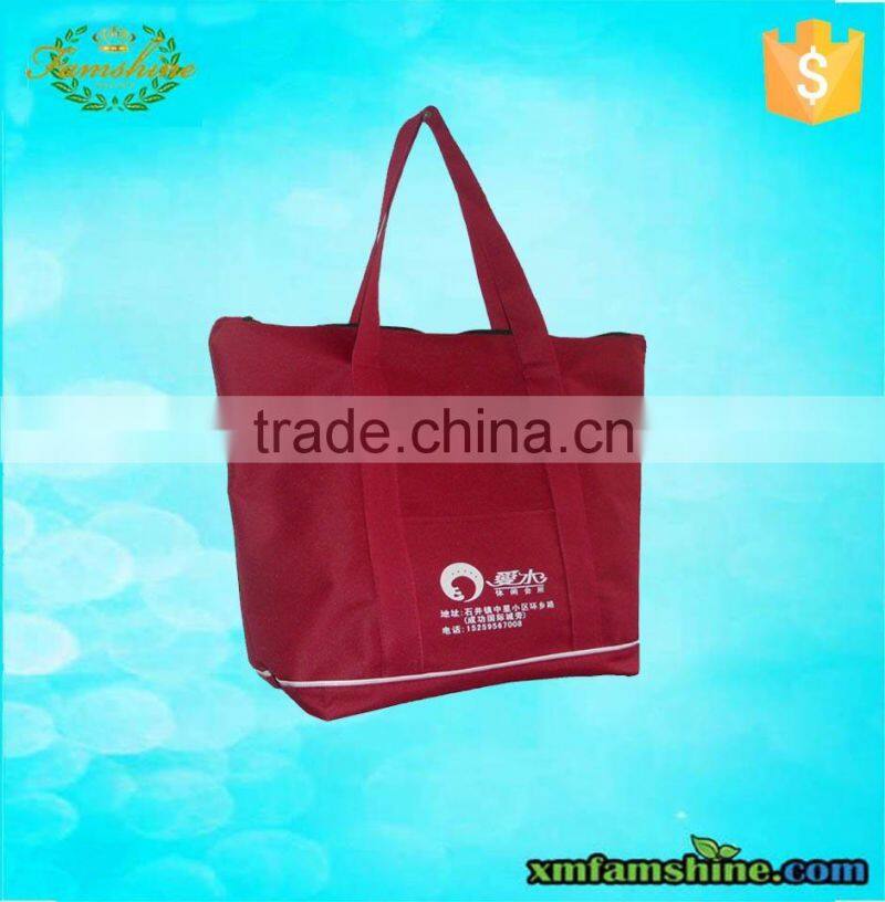 promotional customized tote oxford shopping bag