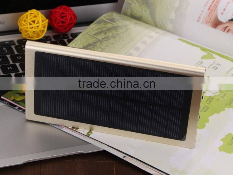 solar power bank 10000mah mobile phone charger