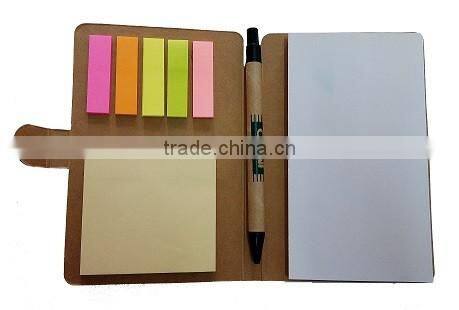promotional Colorful Sticky Notes With Pen Memo Pads