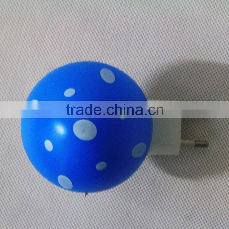 Full stock Battery powered ABS plastic mushroom led sensor night light