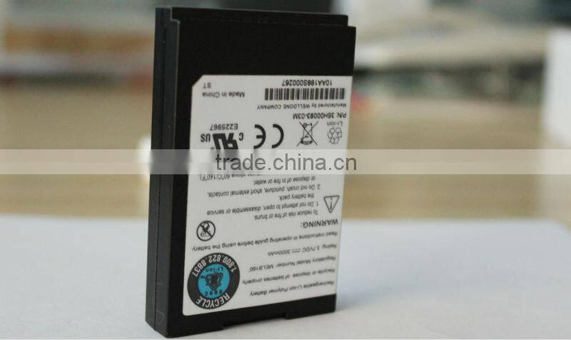 China manufacturer walkie-talkie lithium ion polymer battery pack with case