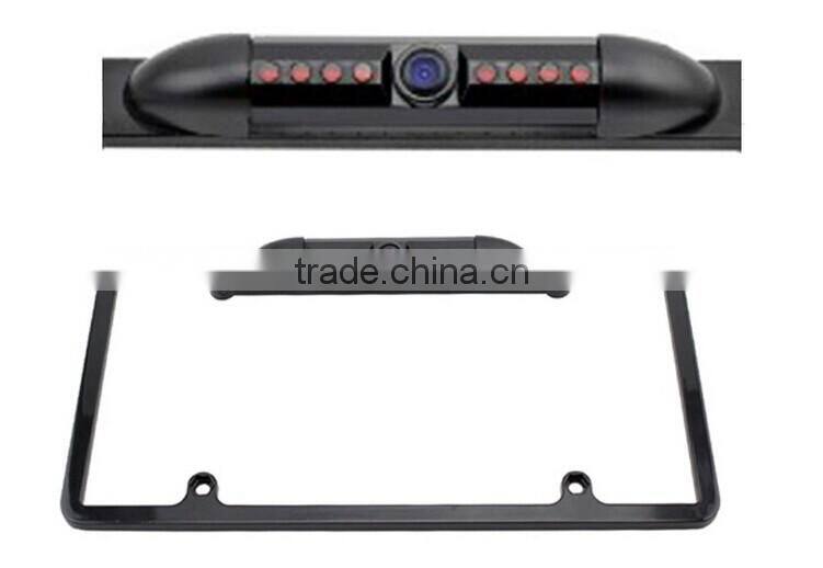 Popular car reverse parking camera US lience plate IR camera
